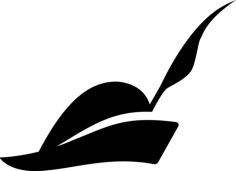 Pied Piper Hat Silhouette Cutting Svg Files, Free Vectors File